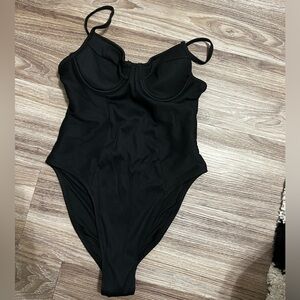 Old Navy One Piece Black Bathing Suit - XS